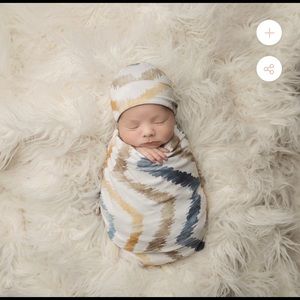 Posh peanut Neutral Watercolor Chevron set